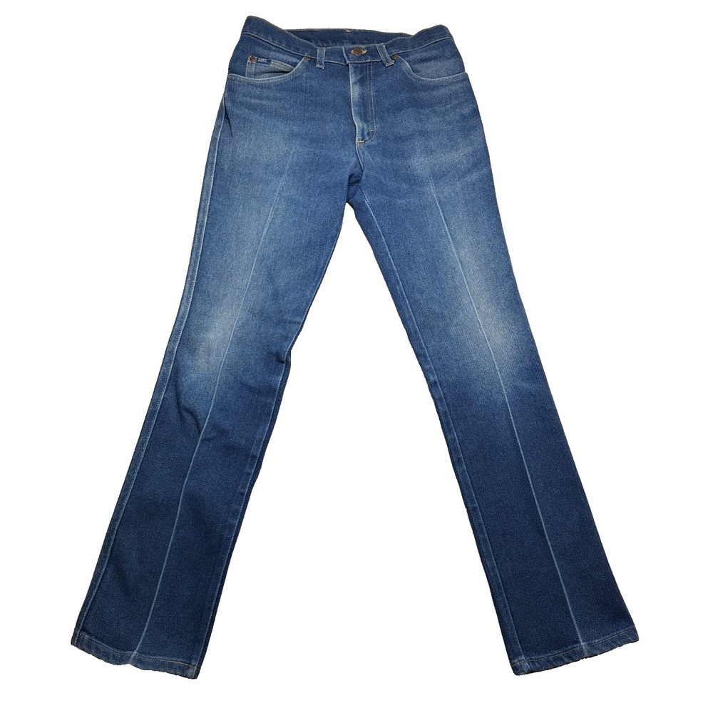 Vtg Lee Riders Mens (fits 29x32) Blue Straight Leg Jeans USA 200 2046 Denim